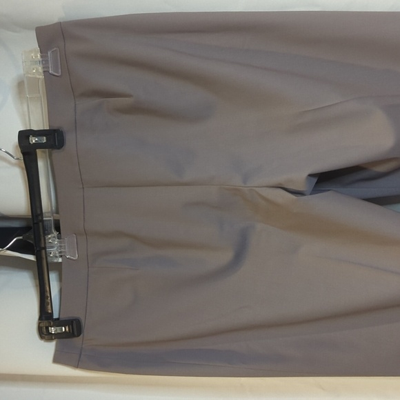 Lafayette 148 Barrow Pants Wool Blend Lavender Gray Straight leg front zip - Picture 6 of 9